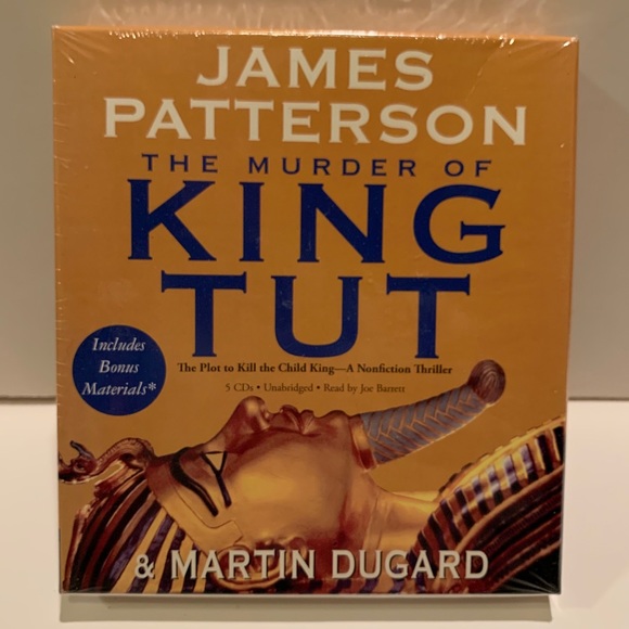 NWT JAMES PATTERSON: THE MURDER OF KING TUT AUDIO BOOK. - Picture 1 of 5